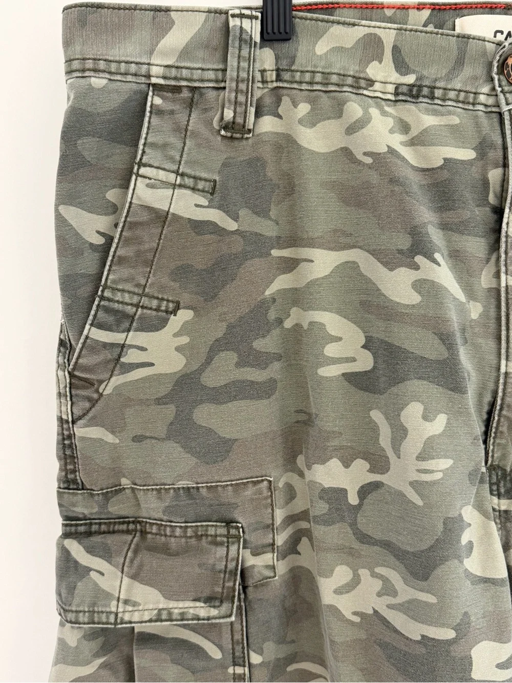 Levi's Men's Workwear Camo Cargo Shorts Baggy Heavyweight Size 40